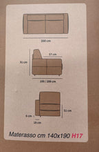 Divano letto 3 posti Matrimoniale Maya