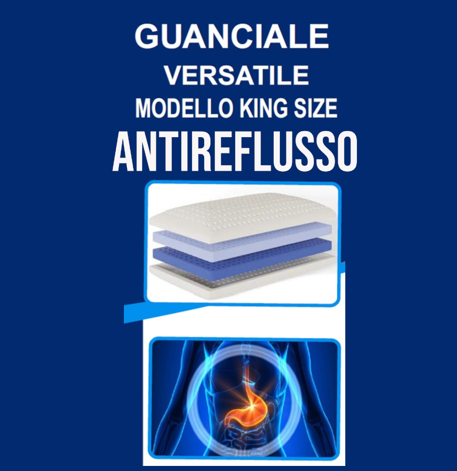Guanciale in Memory Foam Antireflusso Veronica